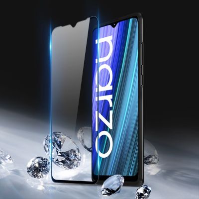 4. Dux Ducis 9D Tempered Glass 9H Full Screen Tempered Glass with Realme Narzo 50A frame black (case friendly)