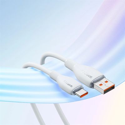 16. Baseus Pudding 100W USB-A - USB-C Cable 1.2m - White
