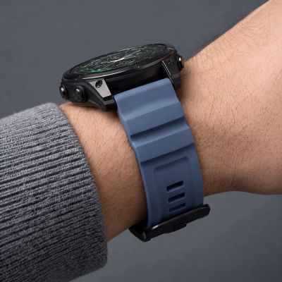 5. Tech-Protect Motion Strap for Garmin Fenix 5X / 5X Plus / 6X / 6X Pro / 7X / 8 / 8 Pro / 9 / 9 Pro (51 mm) – Blue