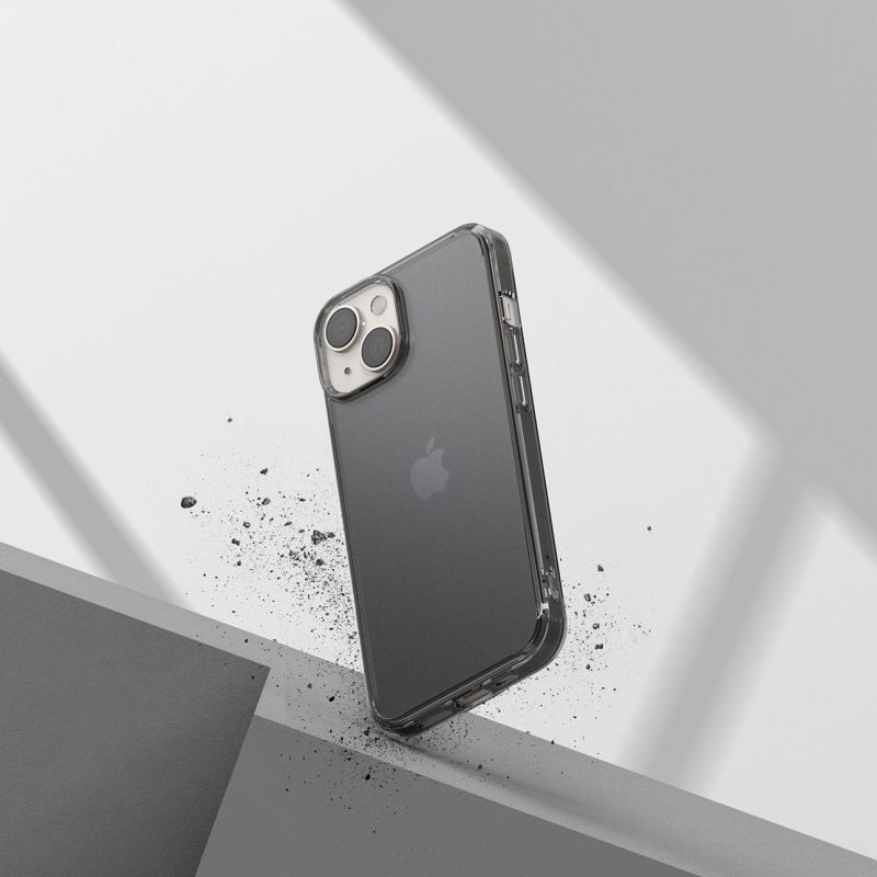 5. Ringke Fusion Matte case iPhone 14 Plus cover with a gel frame gray