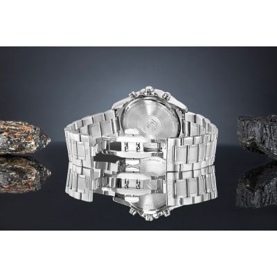 6. Giewont Chronograph Sapphire Silver Men's Watch GW9460-B2