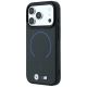 2. BMW M Kevlar Blue Print Ring Metal Logo MagSafe Case for iPhone 18 Pro Max / 17 Pro Max - Black