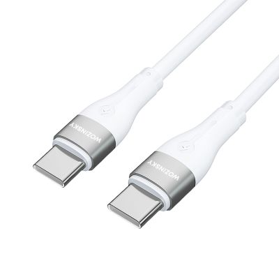 2. Wozinsky WSTCC1 USB-C / USB-C PD 65W cable 1 m long - white