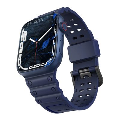 2. Strap Triple Protection for Apple Watch 38 / 40 / 41 mm band bracelet - navy blue