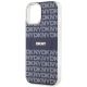 6. DKNY IML Mono & Stripe MagSafe case for iPhone 15 / 14 / 13 - blue