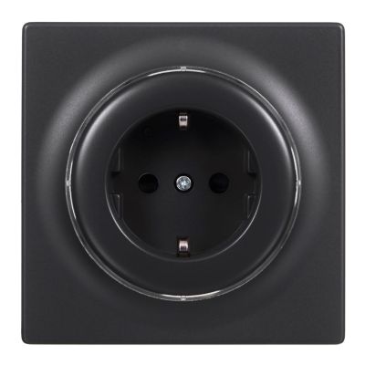 3. FIBARO Outlet Walli Type F Smart Electrical Socket, Anthracite (FGWOF-011-8)