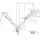 21. BLOW LCD TV HQ HANDLE 17"-32" FOR DESK WITH DOUBLE JOINT