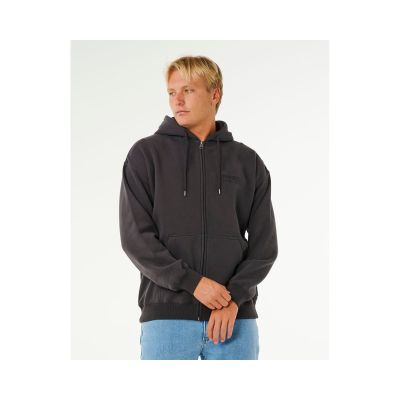 Men's RIP CURL Surf Puff Zip Thru Sweatshirt Black