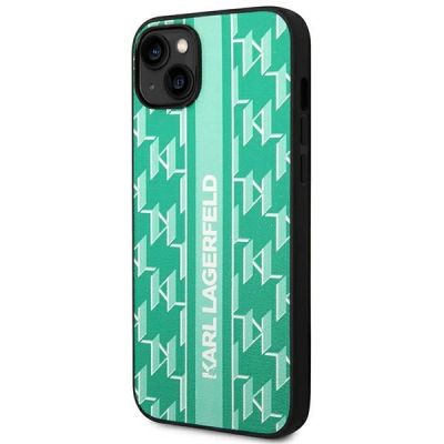 2. Karl Lagerfeld KLHCP14MPGKLSKN iPhone 14 Plus 6.7 "hardcase green / green Monogram Stripe