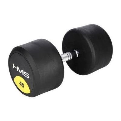 Rubber-coated dumbbell 45kg HMS HG PRO 45