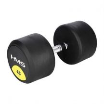 Rubber-coated dumbbell 45kg HMS HG PRO 45