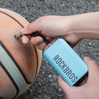 9. Rockbros 42520006001 Electric Pump Compressor with Digital Display for Balls / Balloons - Blue