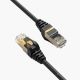 4. Orico PUG-C7 CAT7 10Gbps RJ45 Ethernet Network Cable Internet LAN Round 0.5m - Black