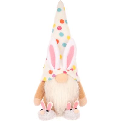 4. gnome bunny 25cm polka dots boy spring decoration