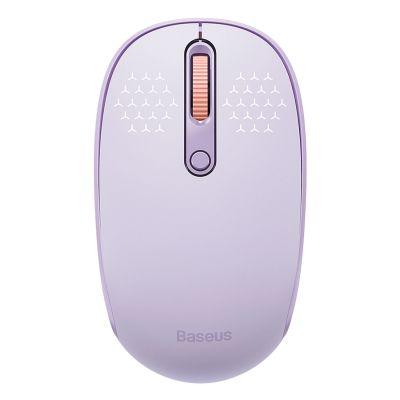 Baseus F01B 2.4GHz Wireless Mouse + Bluetooth 3.0 + 5.0 - Purple