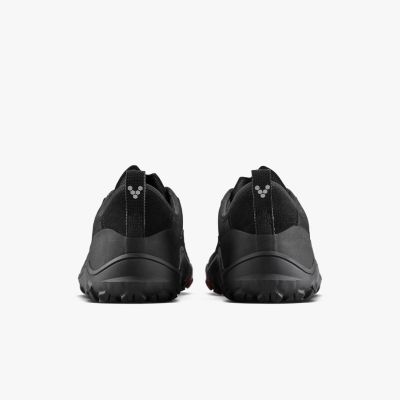 6. Vivobarefoot Tracker Leather At Low Mens Obsidian Shoes (309534-01)