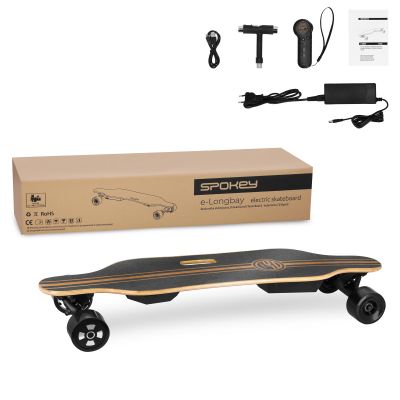 12. Spokey E-Longbay 941207 Hybrid Electric Skateboard