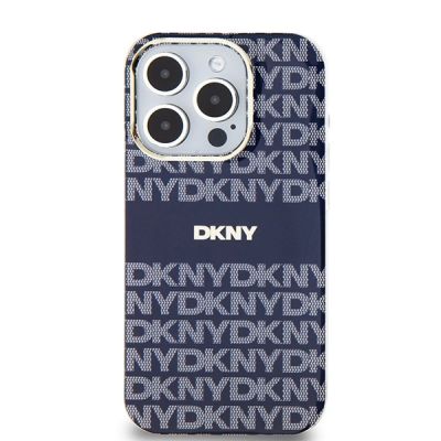 3. DKNY IML Mono & Stripe MagSafe case for iPhone 15 Pro - blue