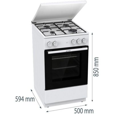 8. GORENJE GG5A14WJ kitchen