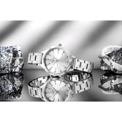 7. Giewont Sapphire Silver Women's Watch GW2720-B1