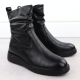 3. Women's black wedge ankle boots Vinceza 26-58557
