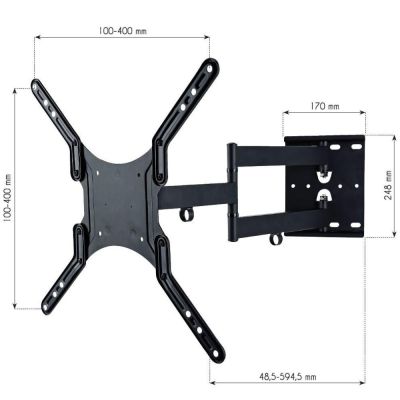 4. TECHLY TV WALL MOUNT LED/LCD 23-55 INCHES 45KG