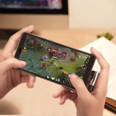 4. Ugreen US323 angled USB-C - USB-C PD QC SCP 3A 480Mb/s cable 1m - gray