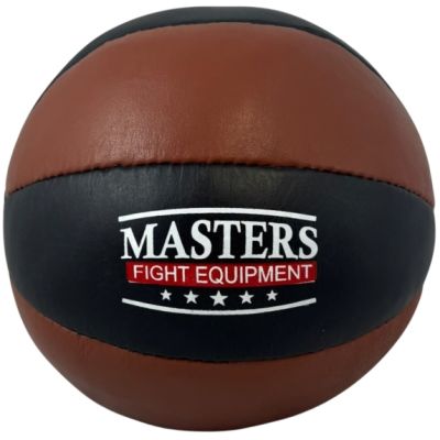 4. Natural Leather Medicine Ball MASTERS PL-NATURAL 5 kg