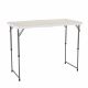 10. Half-folding table 122 cm height adjustable 4428