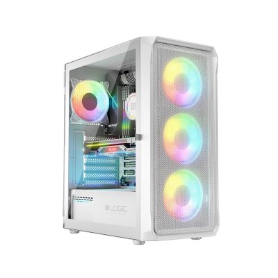 7. LOGIC CASE PORTOS ARGB MIDI USB 3.0 WHITE
