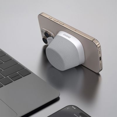 4. Dudao Y20 Wireless Speaker with Magnetic Mount Bluetooth 5.3 - Silver