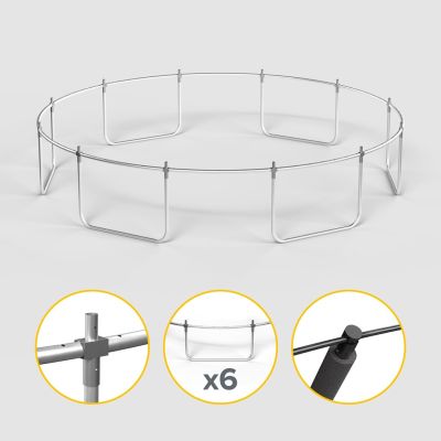 11. REBEL ACTIVE TRAMPOLINE PRO 14FT/427CM, NET, LADDER RBA-8004
