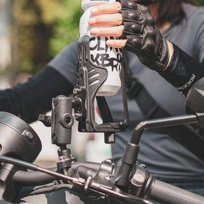 5. Rockbros 31210008002 handlebar bottle holder - black