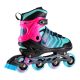 4. NH18192A 4in1 BLACK-PURPLE SIZE M(34-38) ROLLER SKATES WITH HOCKEY SLEEVE NILS EXTREME