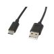 Lanberg CA-USBO-10CC-0018-BK cable (USB 2.0 type AM - USB type CM; 1.8m; black)