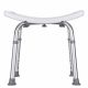 2. Rectangular shower stool with adjustable height