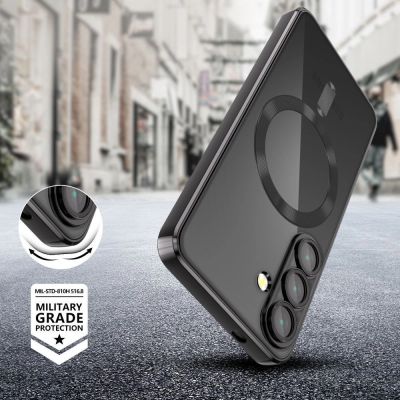 2. Tech-Protect MagFlex MagSafe Case for Samsung Galaxy A26 5G - Clear Black