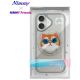 17. Nimmy Glasses Cool Cat MagSafe Case for iPhone 16 - Gray