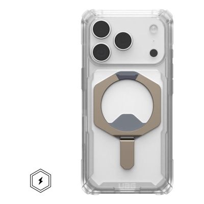 2. Urban Armor Gear 114527114G36 Mobile Phone Case 16 cm (6.3") Titanium, Transparent