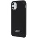 3. Audi Silicone Case iPhone 11 / Xr 6.1" black/black hardcase AU-LSRIP11-Q3/D1-BK