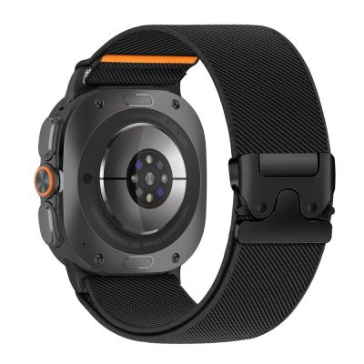 2. Tech-Protect Nylon Clasp for Samsung Galaxy Watch Ultra 47mm - Black