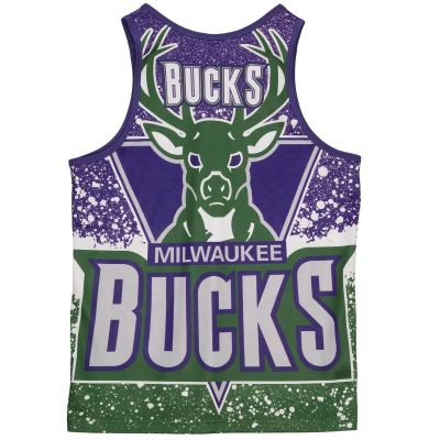 2. Mitchell & Ness NBA Milwaukee Bucks Men's Sleeveless Tank Top