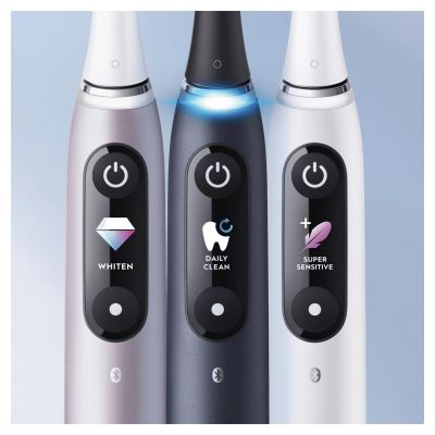 10. Oral-B iO 80363731 Electric Toothbrush Adult Rotating-Pulsating Toothbrush Black, Silver