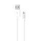 SAVIO CL-124 cable (Micro USB - USB 2.0 type A; 2m; white)
