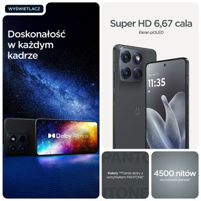 36. Motorola edge 70 17 cm (6.7") Dual SIM Android 16.0 5G USB Type-C 12 GB 512 GB 4800 mAh Gray