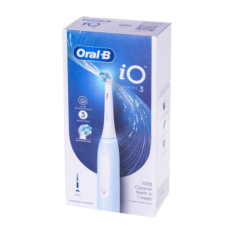 5. Braun Oral-B iO 3 BLUE Electric Toothbrush