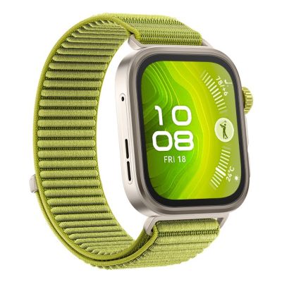 5. Huawei Watch FIT4 Pro Smartwatch, 3D Woven Žalias Strap, Titanium Body, Seiya-B29