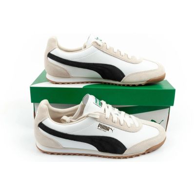 9. Puma Arizona Retro Beige Leather Unisex Women's Sports Shoes