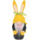 8. gnome bunny boy 20cm yellow with gift bag spring decoration