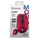 5. DEFENDER WIRELESS MOUSE GASSA MM-105 RF SILENT CLICK RED 52103